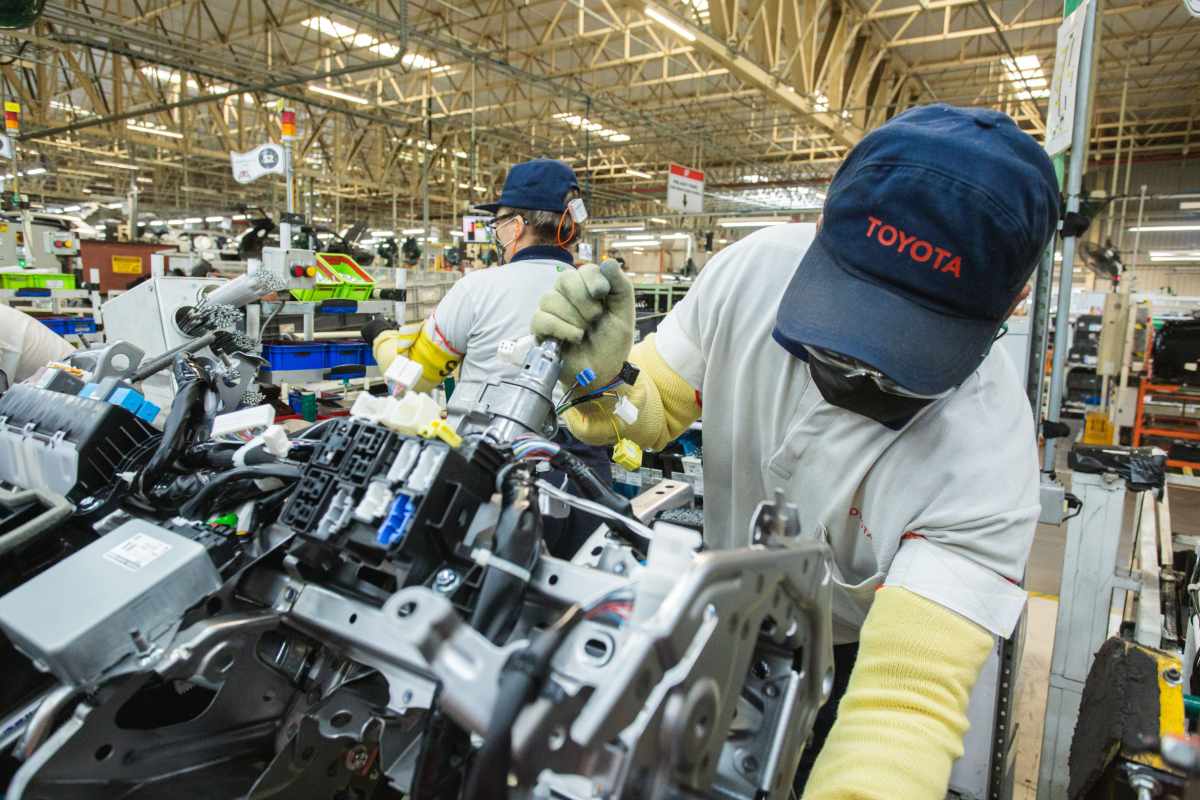 Toyota hybrid production Brazil