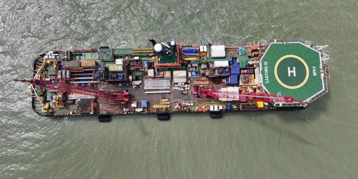 Equinor completes shallow-water phase of Raia gas pipeline