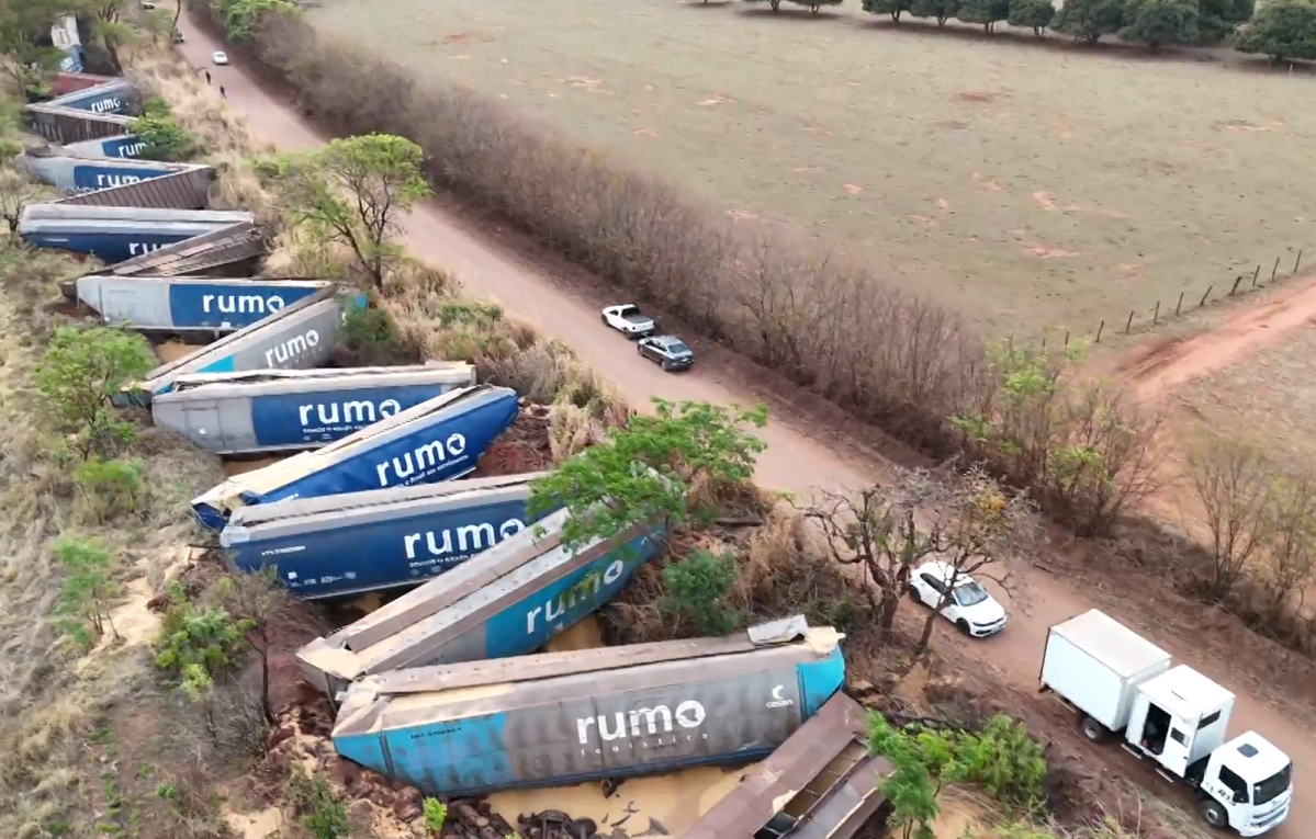 Train Derailment in São Paulo Disrupts Cargo Routes for Rumo Logística