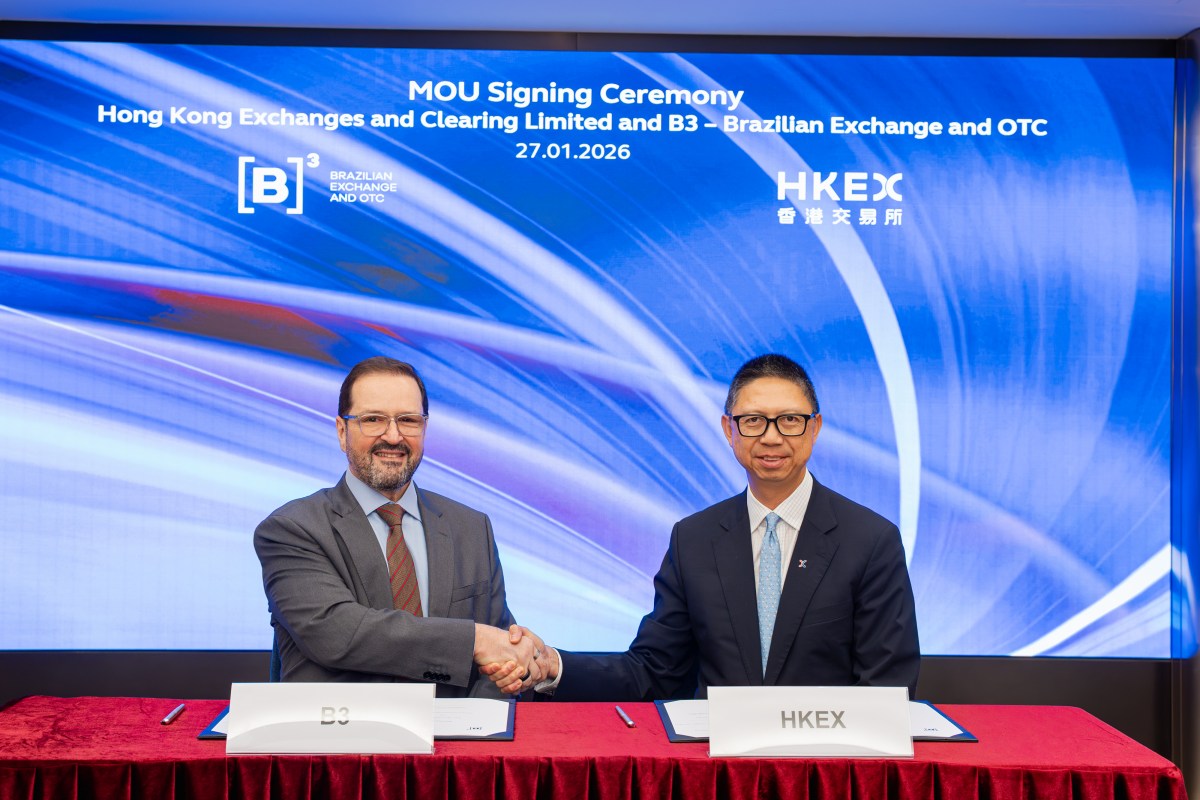 B3 and HKEX Sign MoU to Cooperate on Sustainable Finance and Cross-Market Products